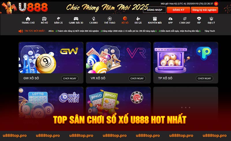 xổ số u888